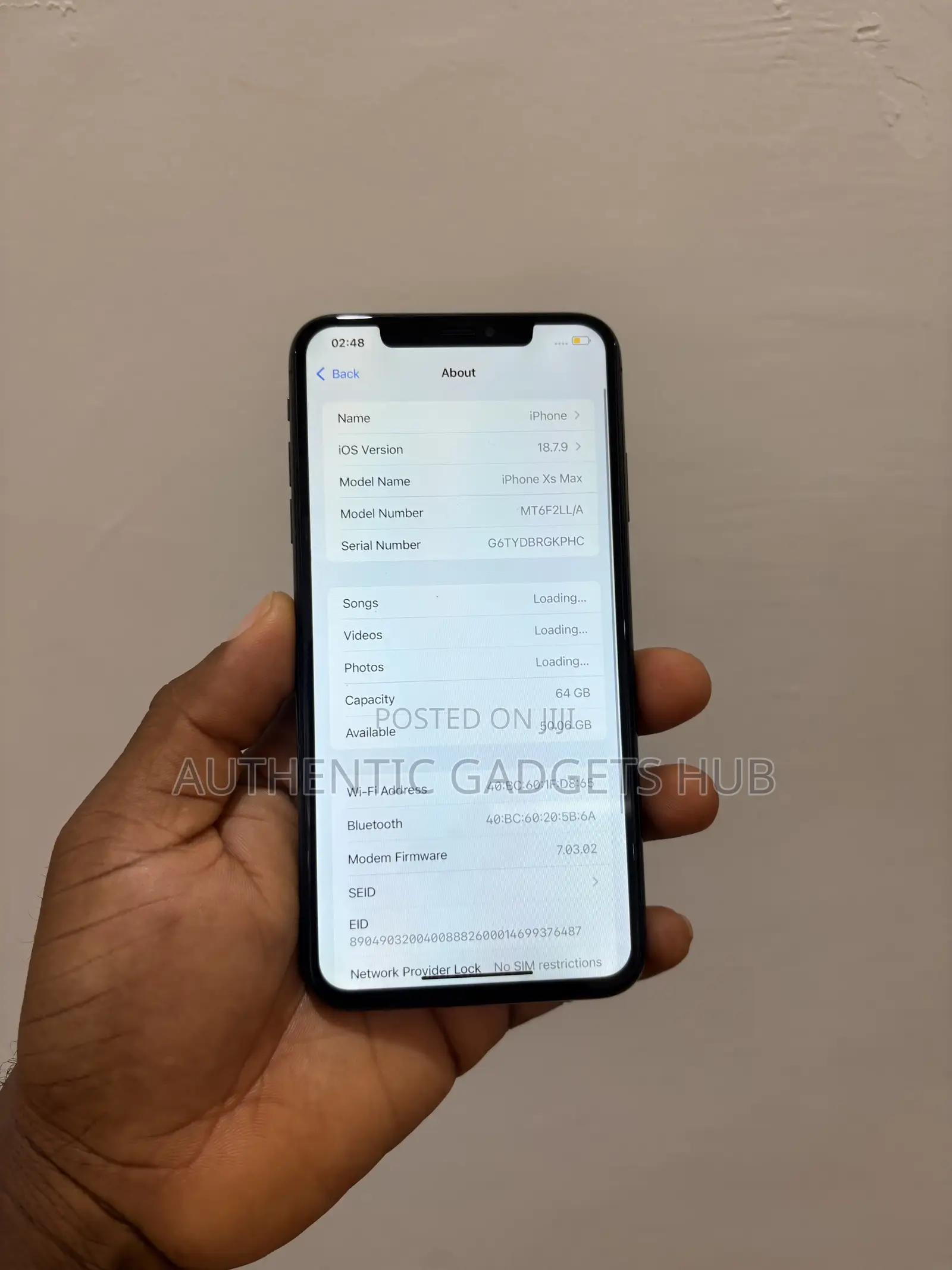 Apple iPhone XS Max 64 GB Black