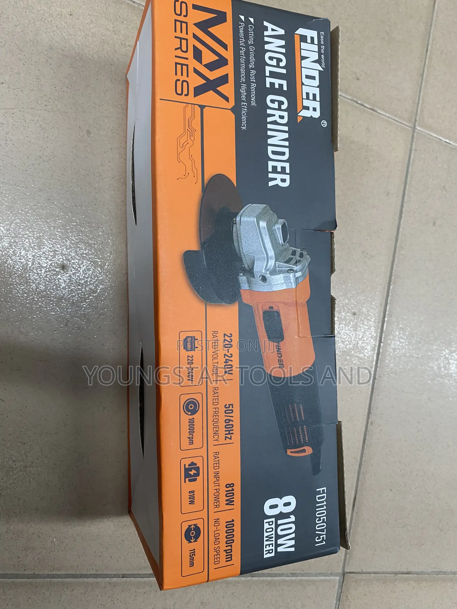 Finder Professional Angle Grinder 810W (115mm) – Brand New