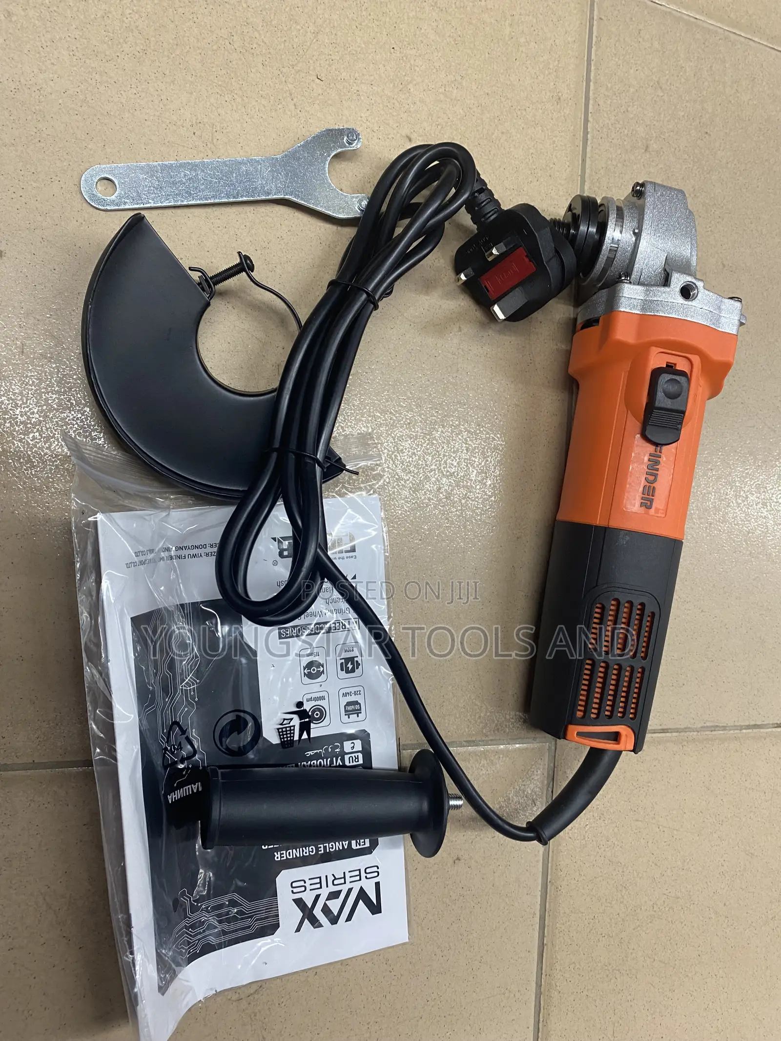 Finder Professional Angle Grinder 810W (115mm) – Brand New