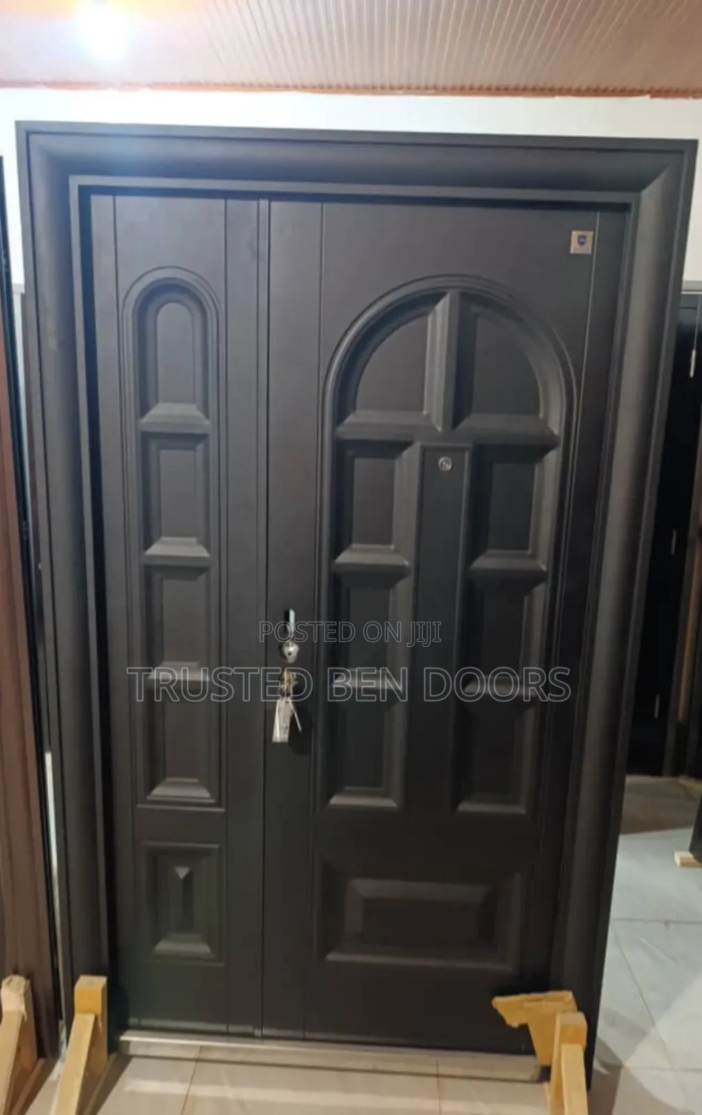 Black Paladin Turkey Security One and Half Black Door With Accessories