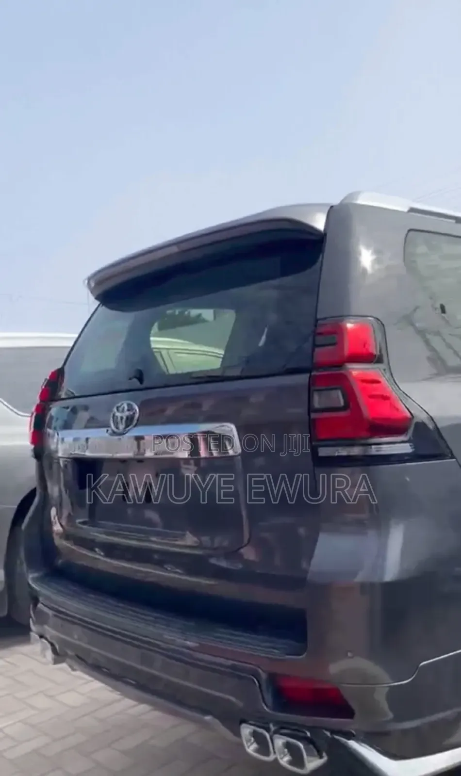 New Toyota Land Cruiser Prado 2022 Gray