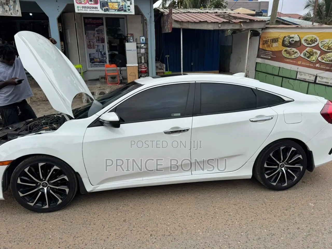 Honda Civic Touring Sedan 2019 White