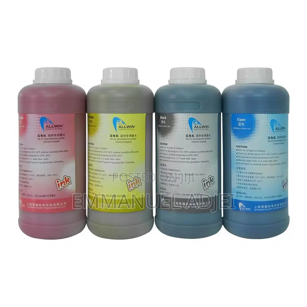 Original Eco Solvent Ink Indoor Outdoor for Dx7, Dx5, Xp600(Yellow)