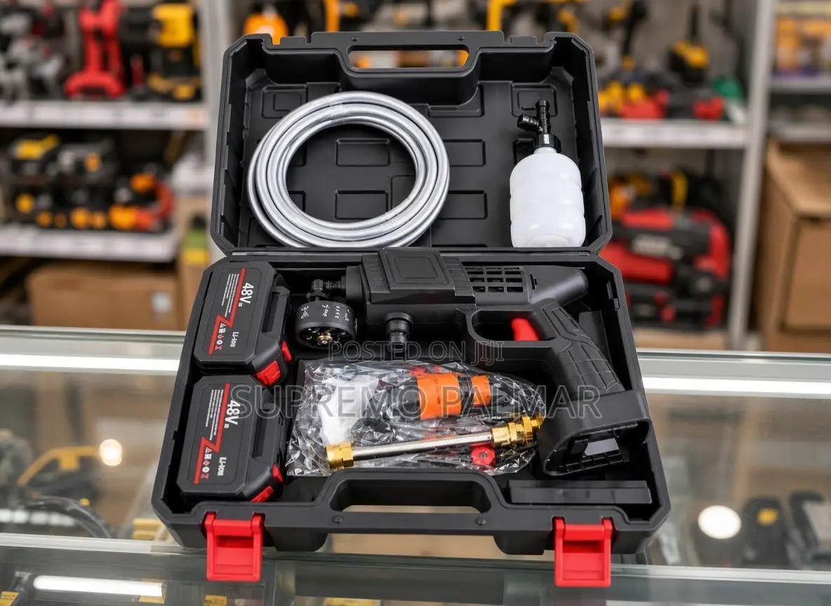 Rechargeable 48V Pressure Washer – Handheld Car Cleaning Tool
