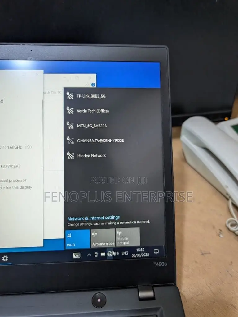 Laptop Lenovo ThinkPad T490s 16GB Intel Core i5 SSD 256GB