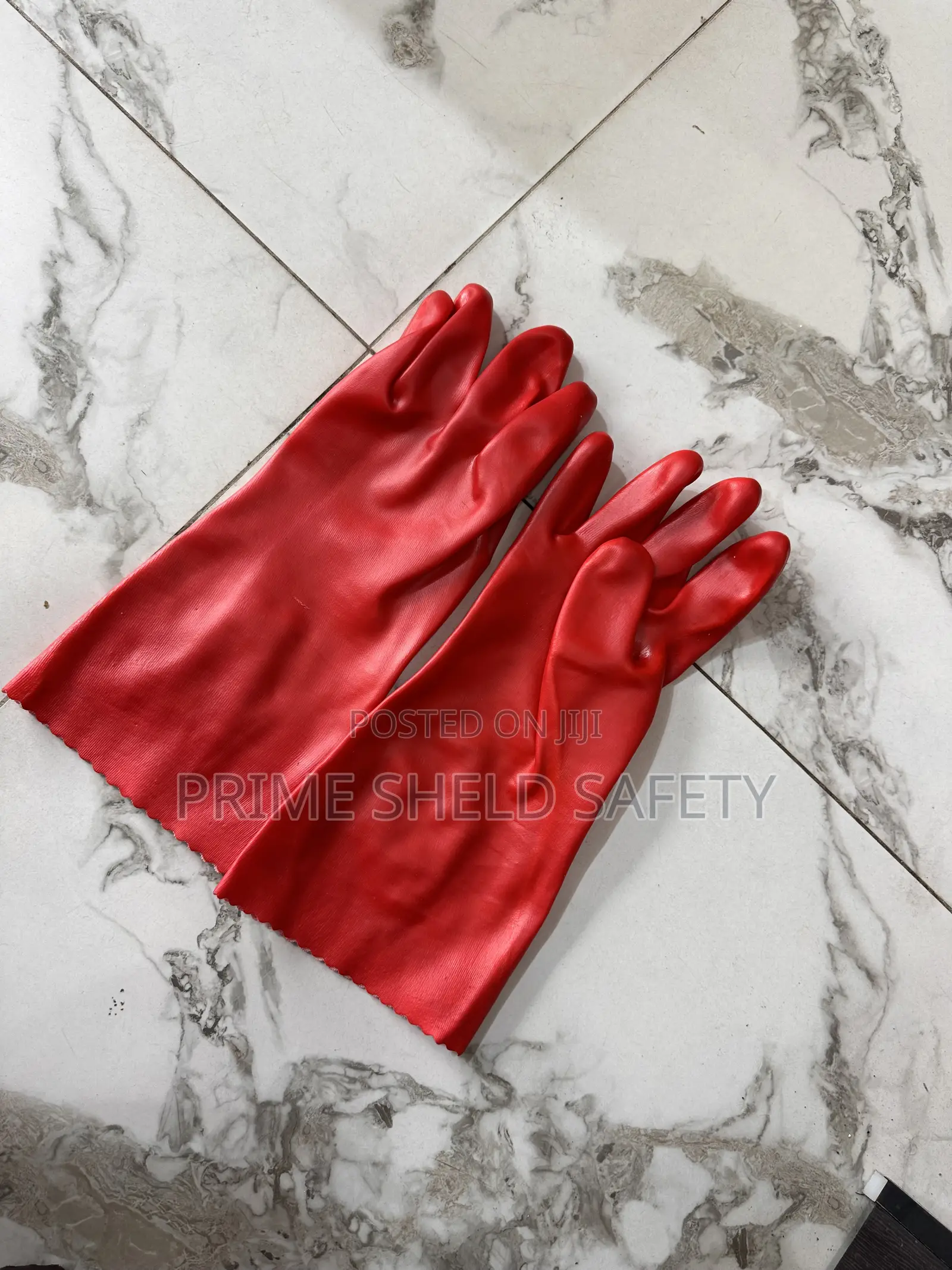 Heavy Duty PVC Chemical Resistant Safety Gloves