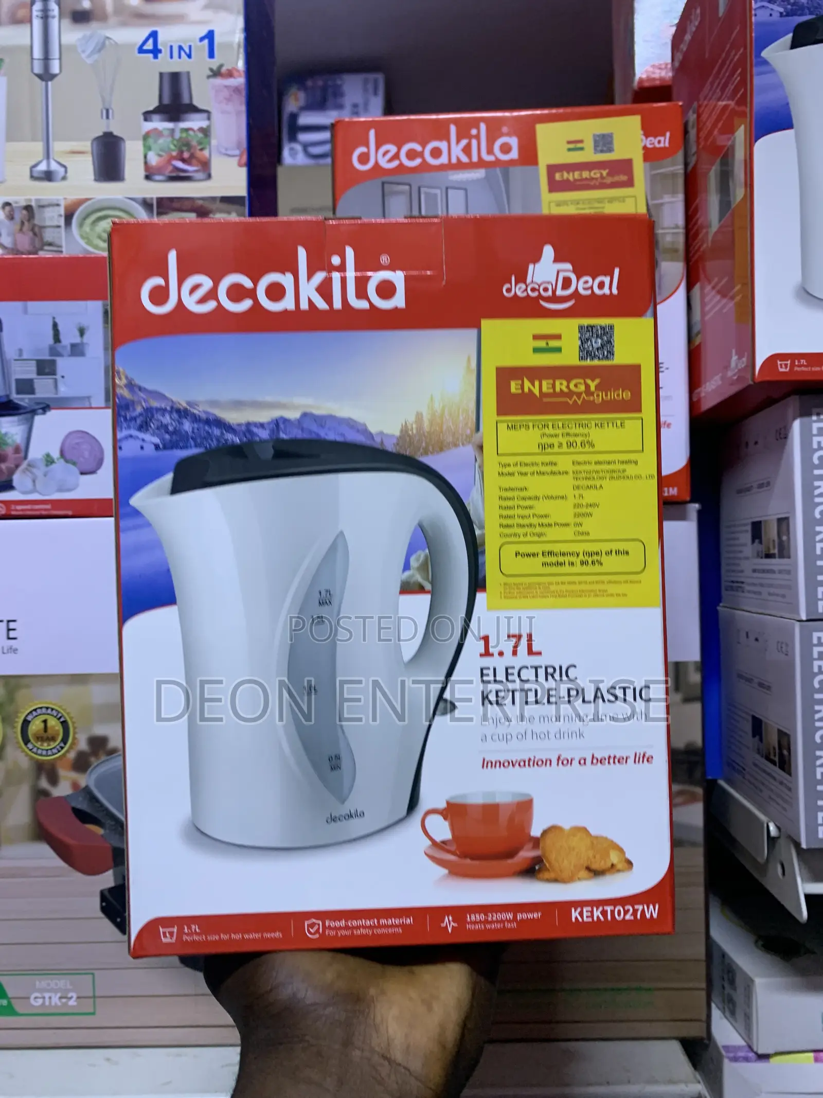 Decakila 1.7l Kettle
