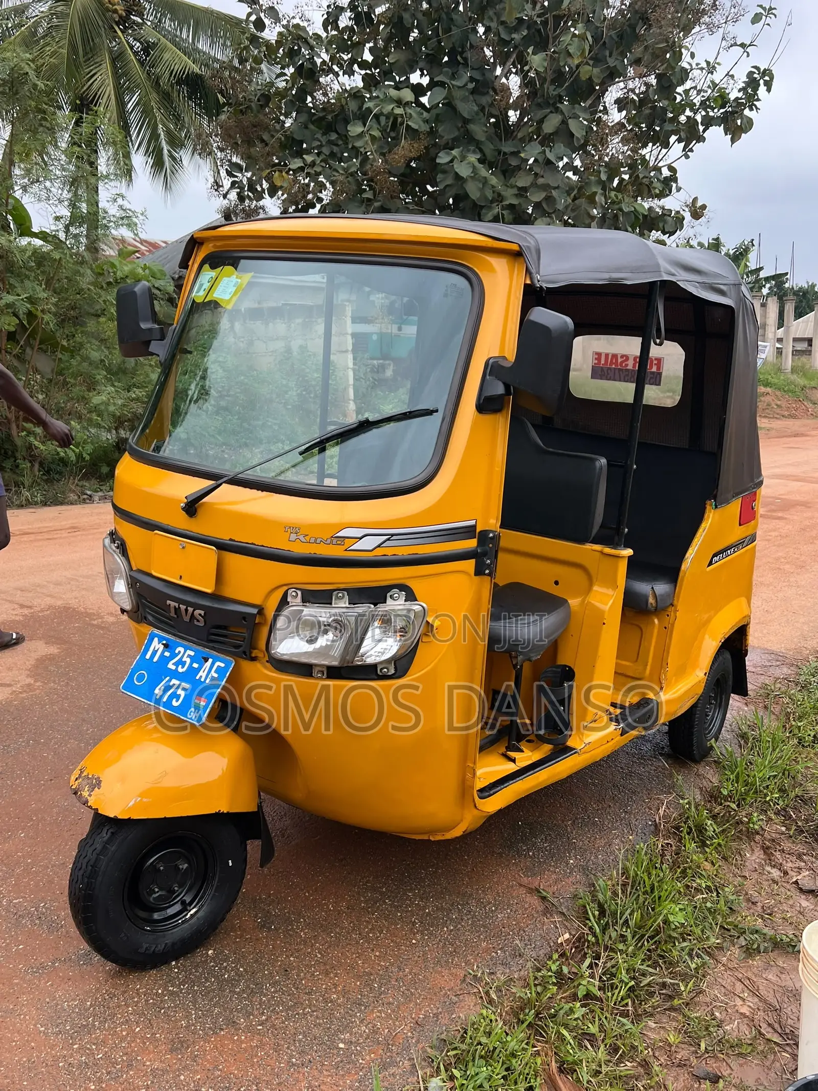 TVS King Deluxe Plus iTouch Start 2025 Yellow