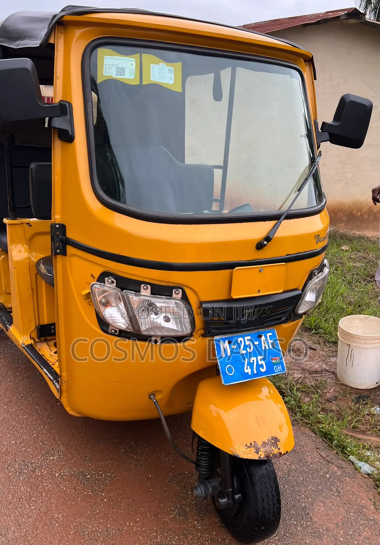 TVS King Deluxe Plus iTouch Start 2025 Yellow