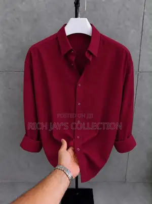 Shirt for Men ( Long Sleeve Plain )