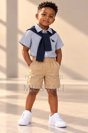 Little Gentleman Striped Set. 3-4Years