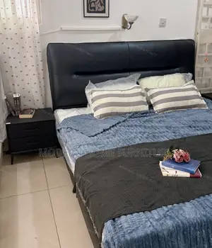 Luxury Black PU Leather Bed | 1.5m | Imported