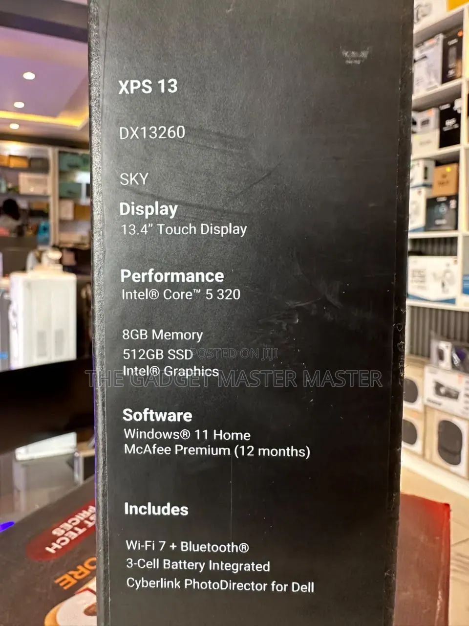 New Laptop Dell XPS 13 8GB Intel Core 5 SSD 512GB