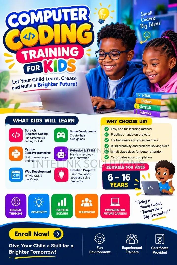 Computer Coding Training for Kids [Big Ideas! For Kids 6-16]