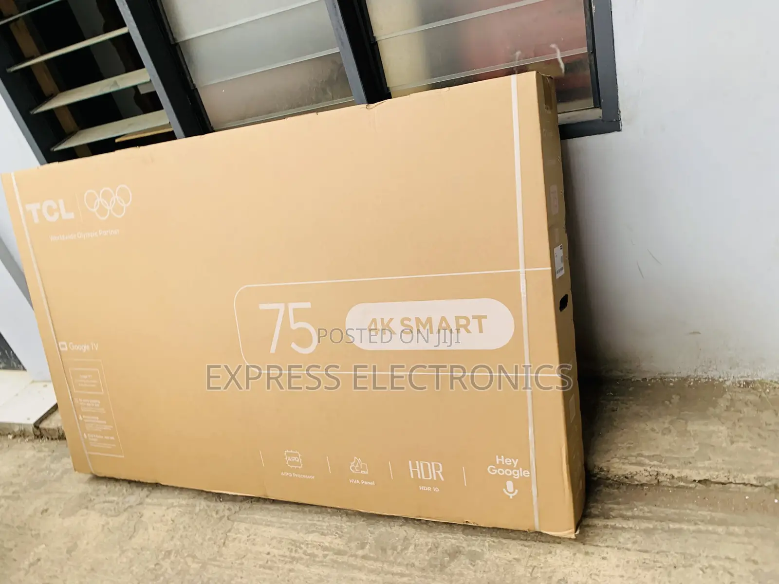 High Quality Slim Black TCL 75P6L (UHD 4K Smart Android TV)