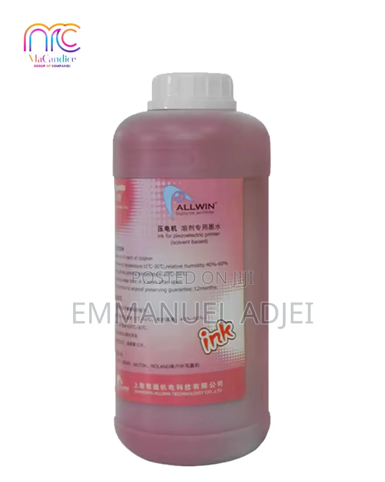 Original Eco Solvent Ink Indoor Outdoor for Dx7, Dx5, Xp600(Magenta)