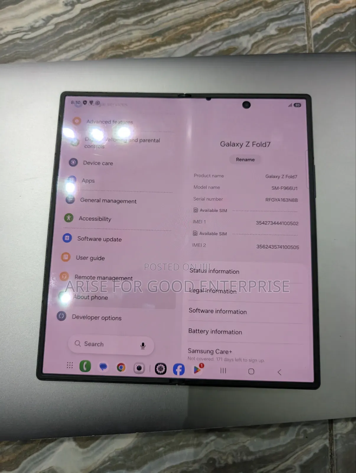Samsung Galaxy Z Fold7 512 GB Black