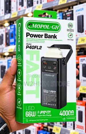 CMOPOL-GH P40FL2 40,000mAh 66W Power Bank