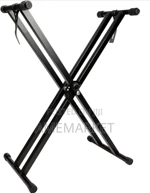 X-Style Adjustable Keyboard Stand – Foldable Double-Braced Piano Stand