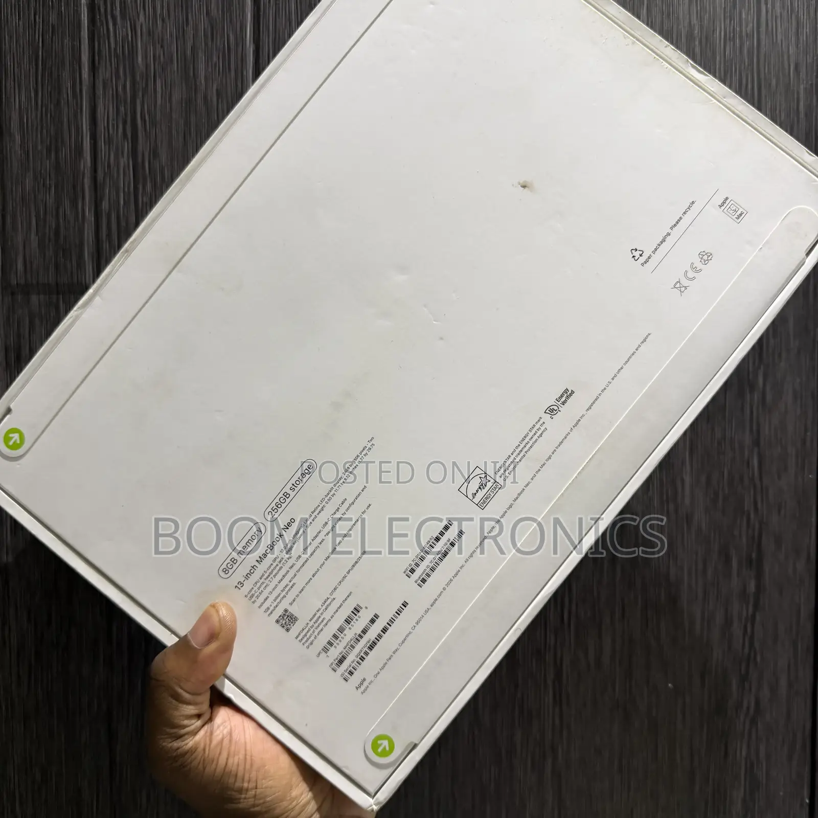 New Laptop Apple MacBook Neo 2026 8GB SSD 256GB