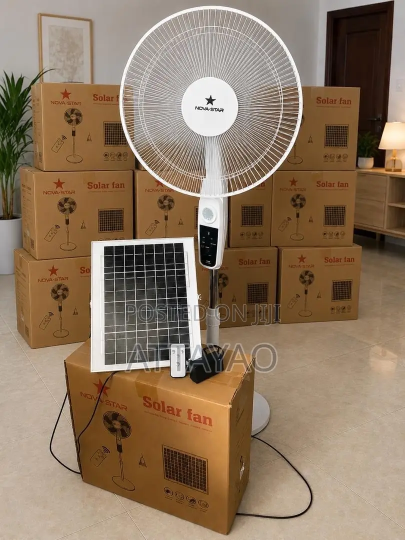 Solar Rechargeable Fan