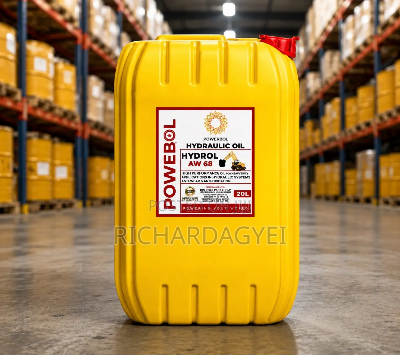 Gt Powerol Hydraulic Oil Aw-68 20l