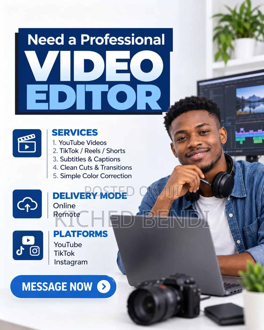 Video Editor for YouTube, Tiktok, Reels Shorts