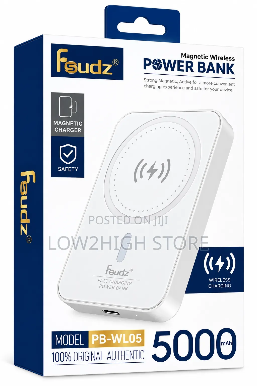 Fsudz PB-WL05 5,000mAh Magnetic Wireless Power Bank