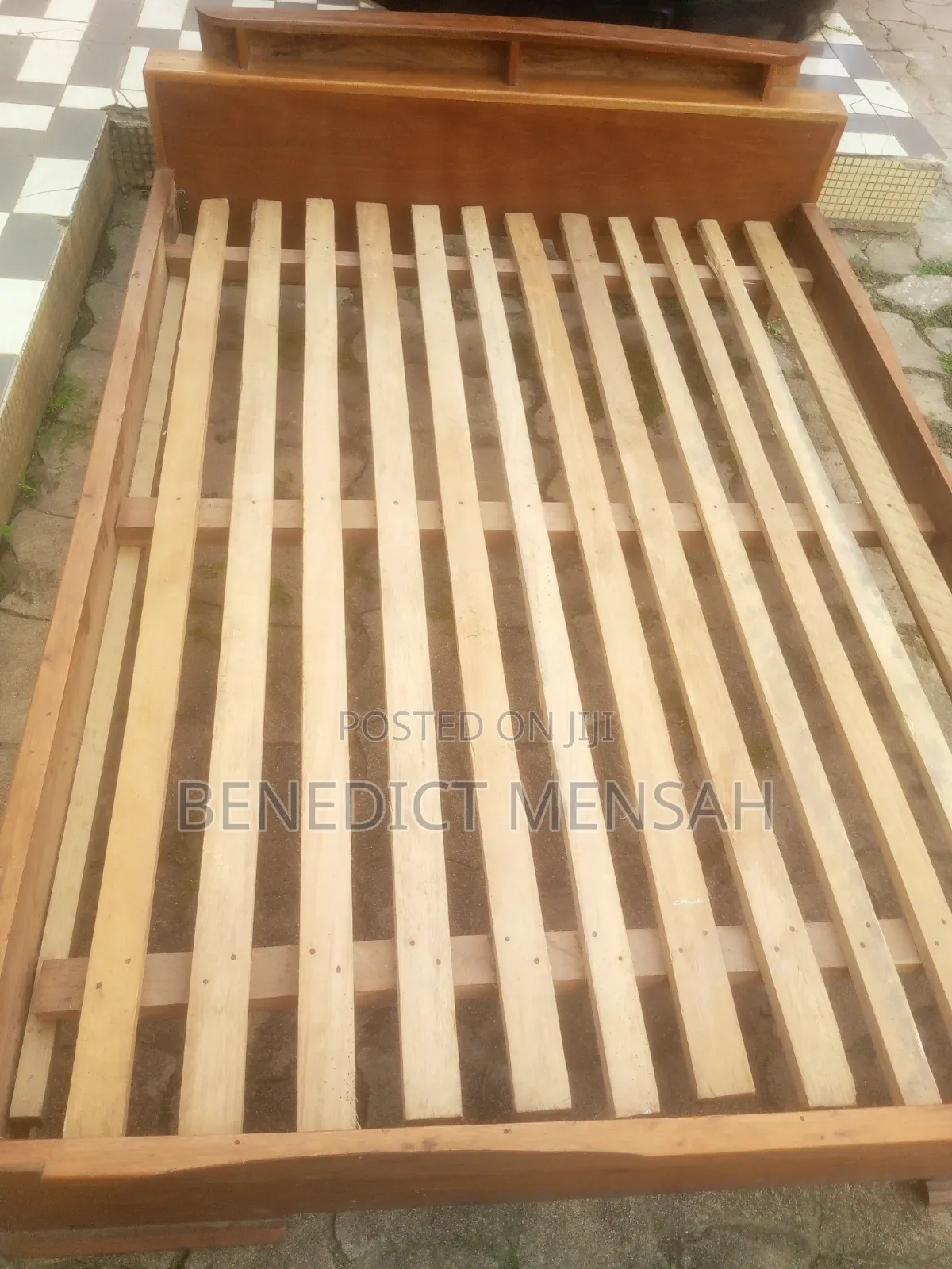 Wooden Standard Double Bed Size Bed Frames With Slabs