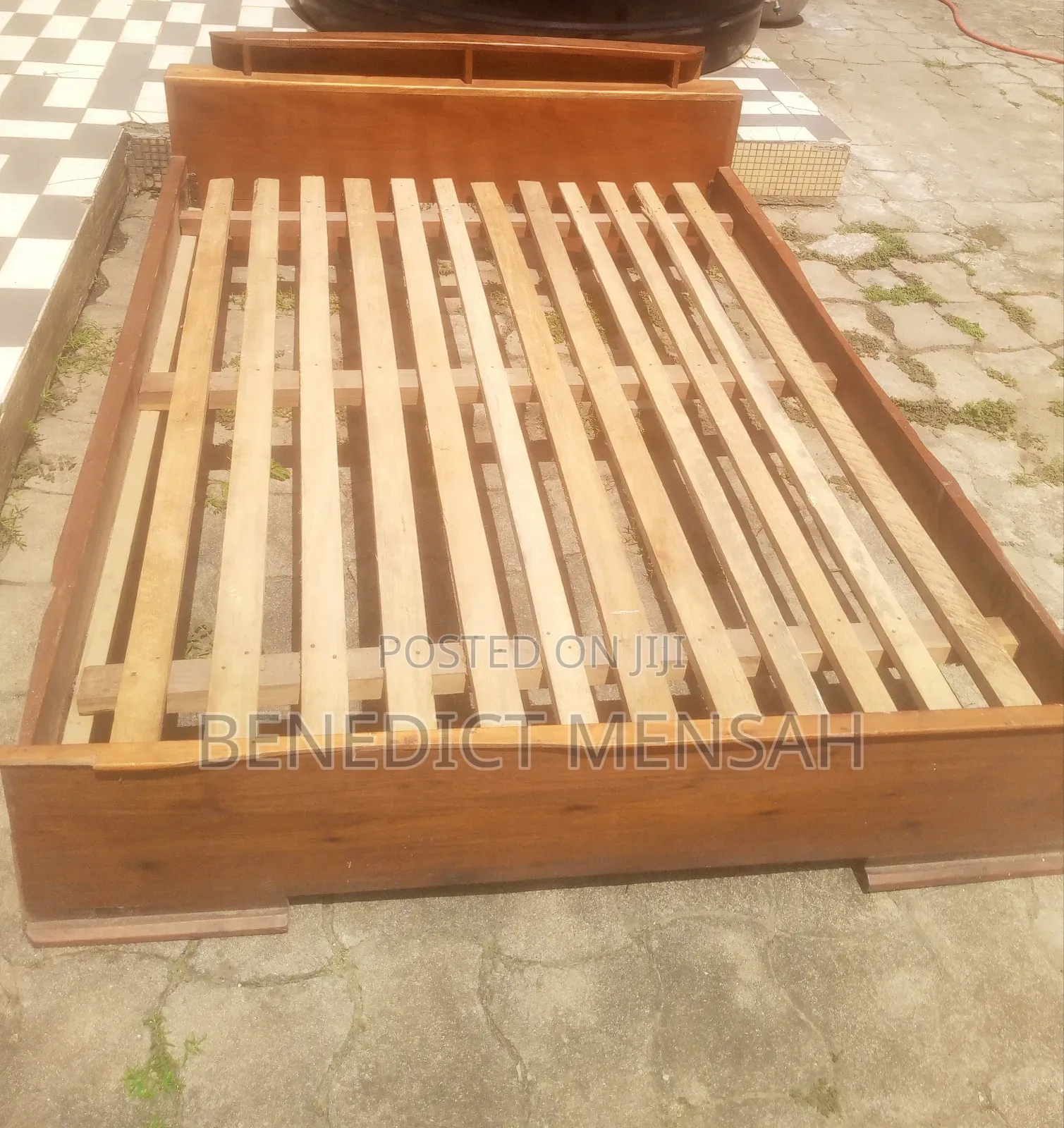 Wooden Standard Double Bed Size Bed Frames With Slabs