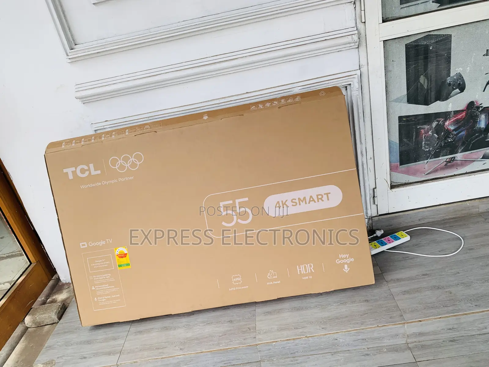 Text Us Fir Your Slim TCL 55′′ 4K HDR Frameless Google TV 55P635