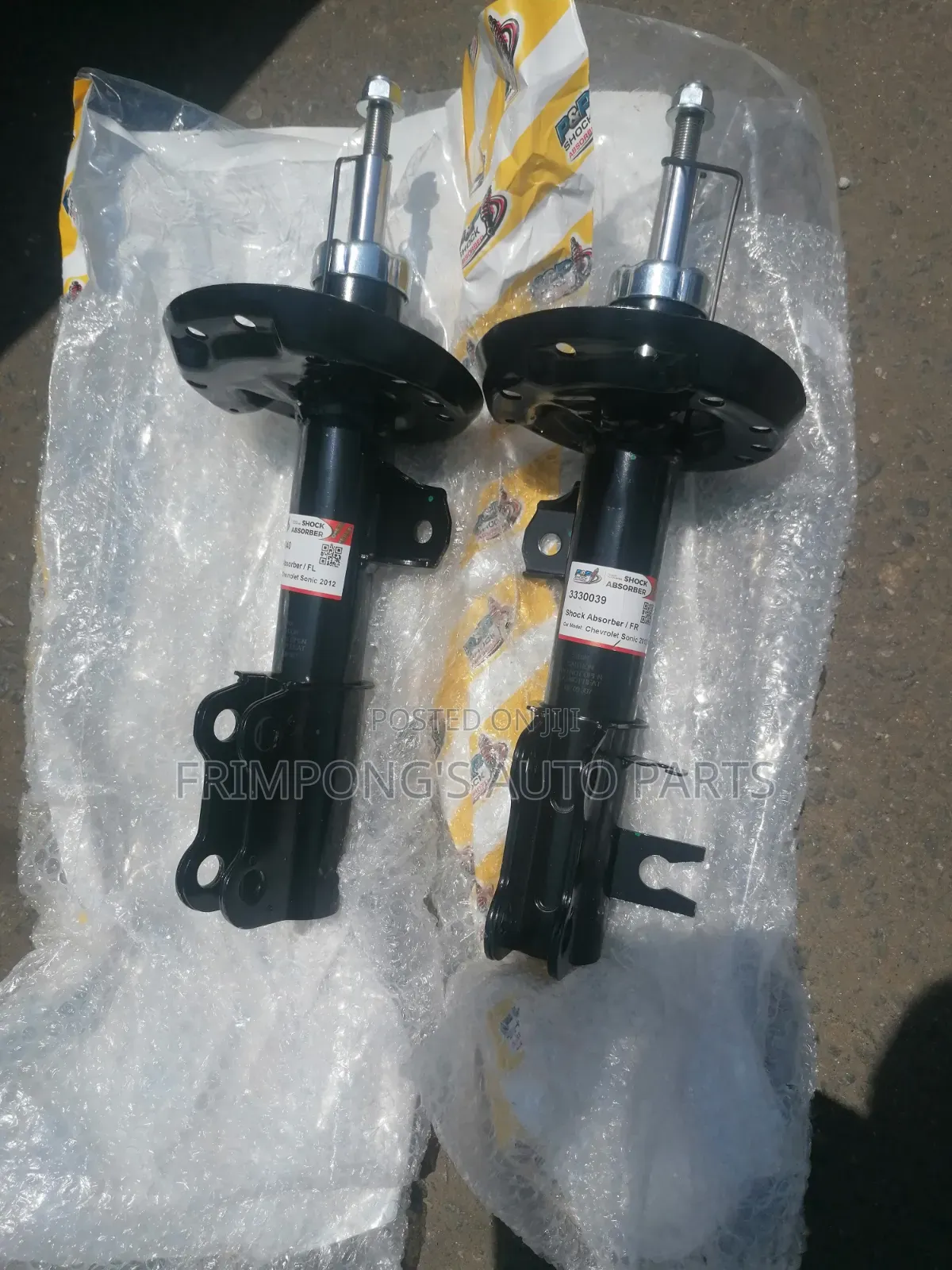 Chevrolet Sonic 2014 Front Shocks Absorbers