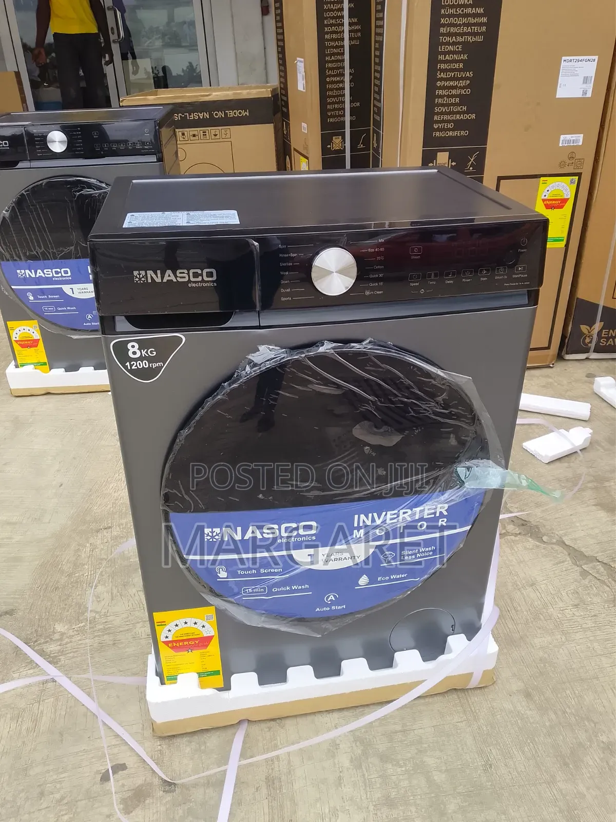 Nasco 8 Kg Fully Automatic Washing Machine With 7 Stars