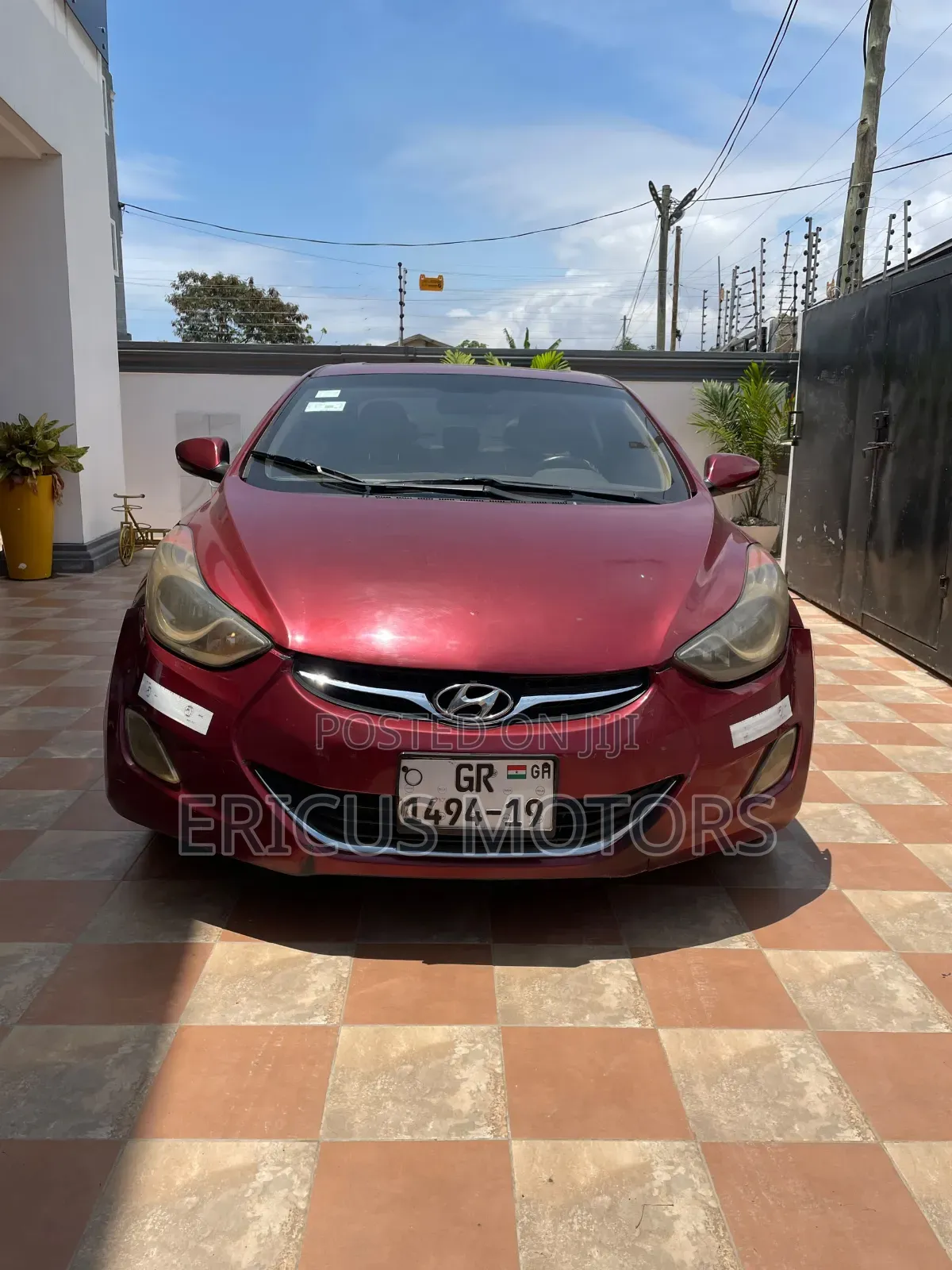 Hyundai Elantra GLS Sedan FWD (1.8L 4cyl 6A) 2013 Red