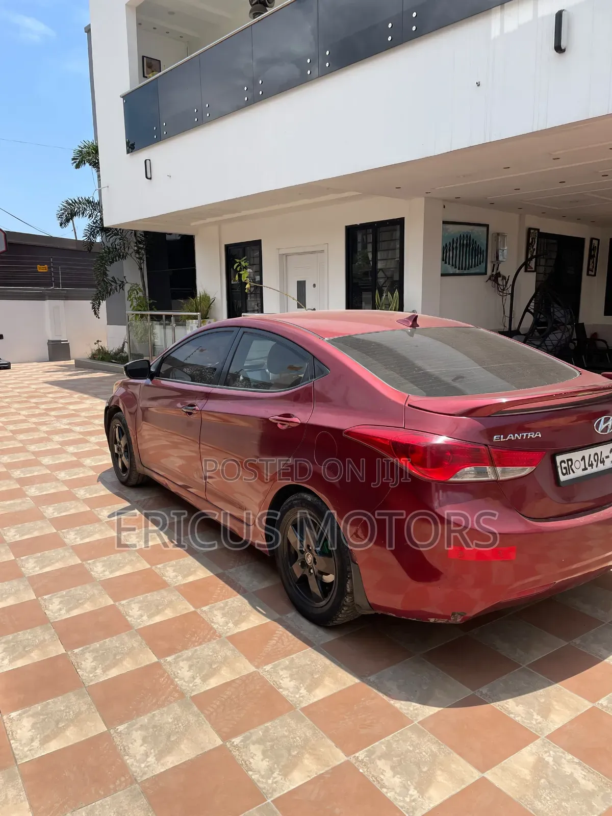 Hyundai Elantra GLS Sedan FWD (1.8L 4cyl 6A) 2013 Red