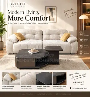 Premium White Fabric Sofa | Imported | Elegant Super Comfortable