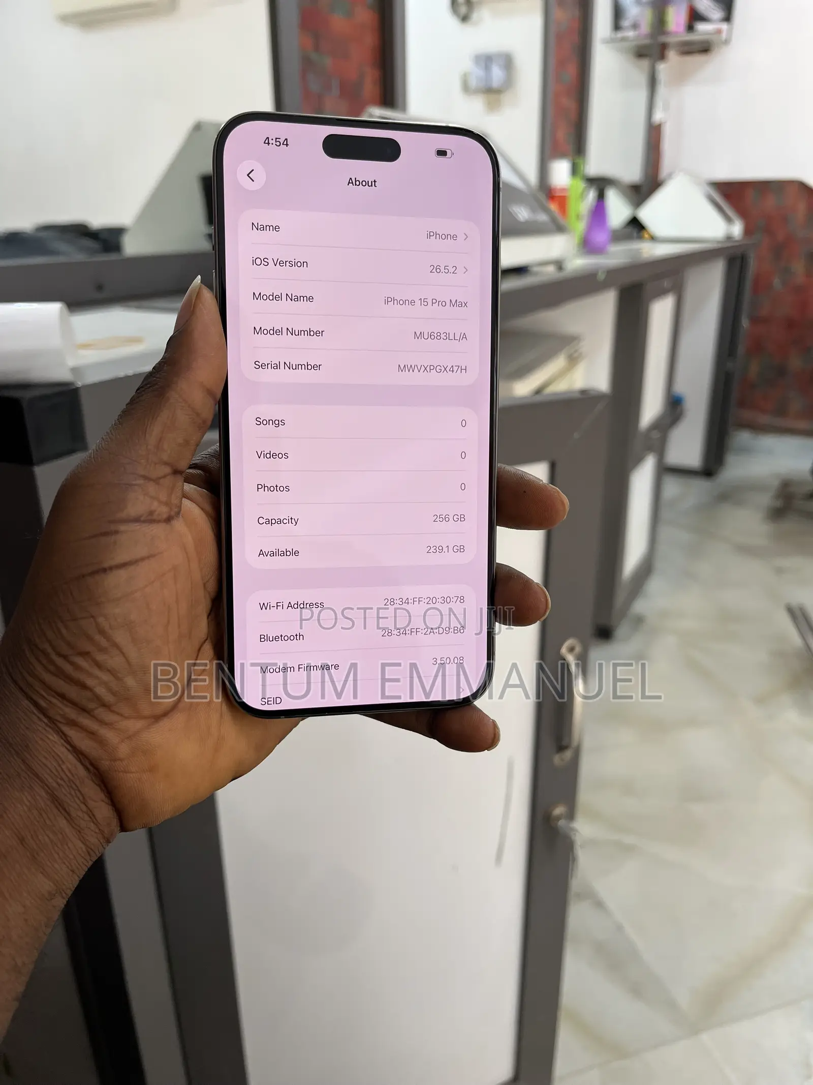 Apple iPhone 15 Pro Max 256 GB Gray