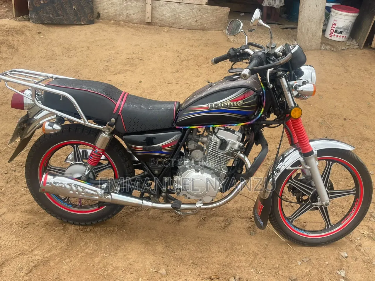 Haojue HJ125-8K 2025 Black