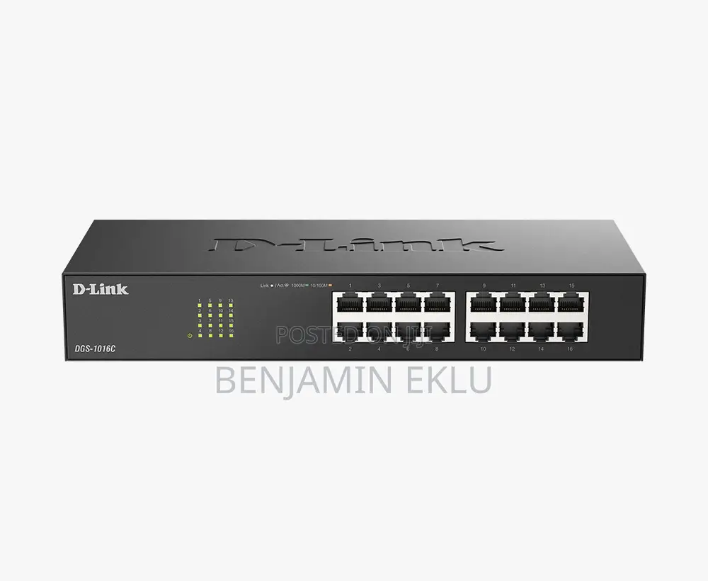 D-Link DGS-1016C – 16-Port Gigabit Unmanaged Switch