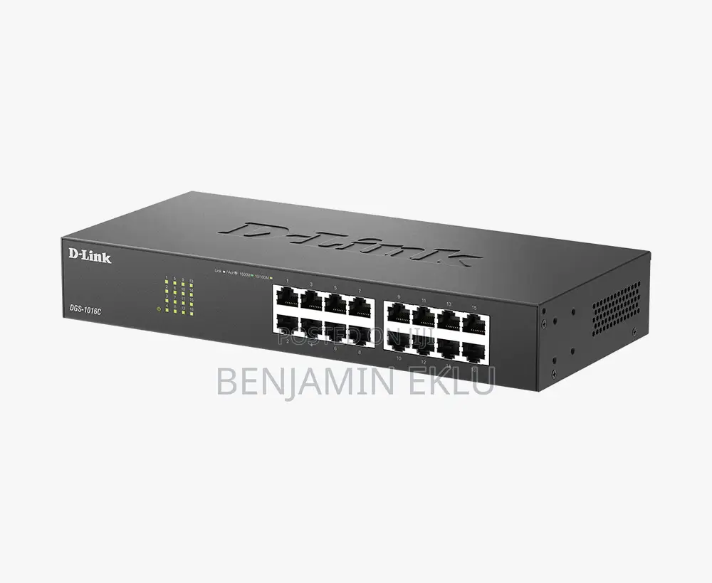 D-Link DGS-1016C – 16-Port Gigabit Unmanaged Switch