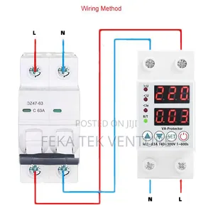 Voltage and Cuircuit Protecter/Breaker 2p 63A