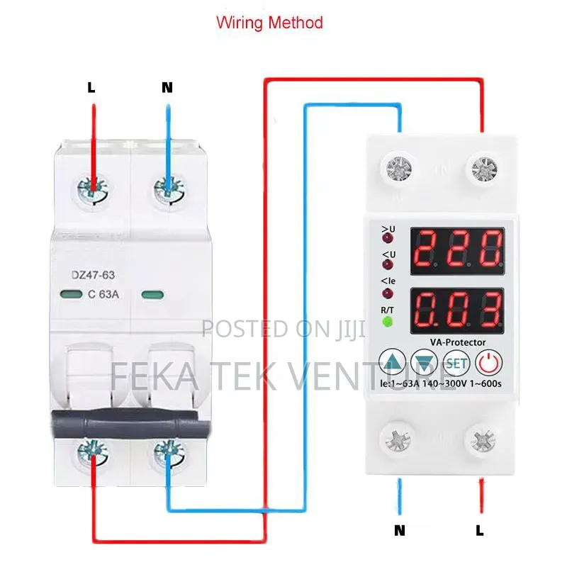 Voltage and Cuircuit Protecter/Breaker 2p 63A
