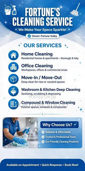 Fortune's Cleaning Service - Homes, Offices Deep Cleaning