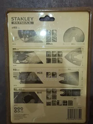 Stanley FatMax 4-Piece Oscillating Multi-Tool Blade Tile Set STA26160