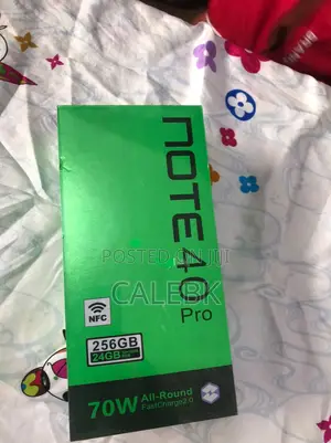 New Infinix Note 40 Pro 5G 256 GB Black