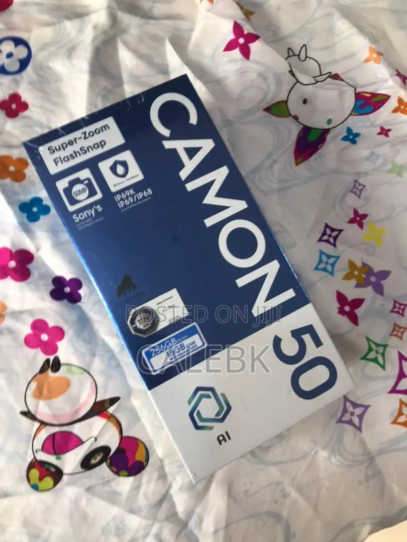 New Tecno Camon 50 Pro 256 GB Black