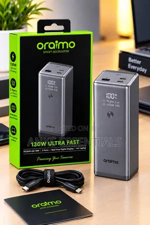 Oraimo 130W Laptop Power Bank 27600mAh PowerJet 130