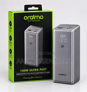 Oraimo PowerJet 130 High Capacity Fast Charging Power Bank