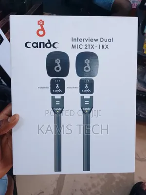 Wireless Interview Dual Microphone 2Tx + 1RX