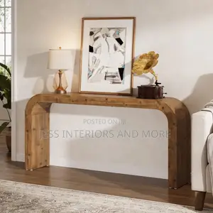 Console Table (Solid Wood Console Table, 70.87-Inch)